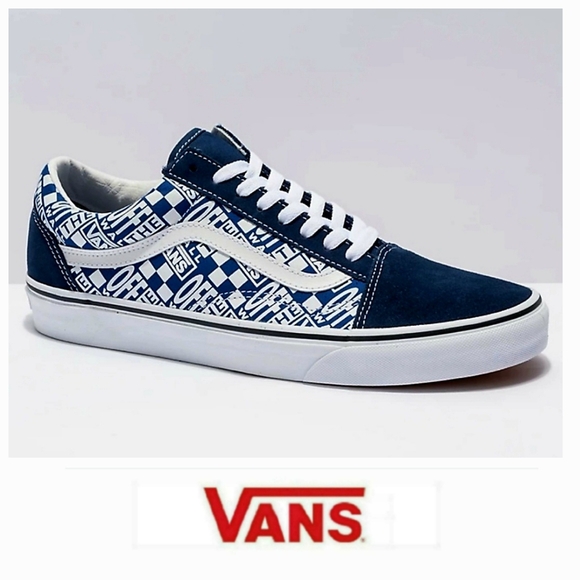 Vans Old Skool Dark Blue Sneakers - Picture 1 of 7